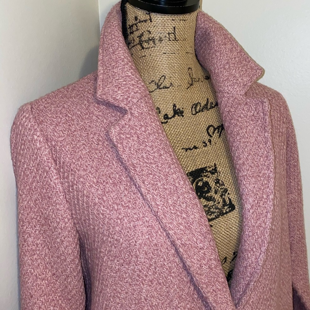 LIKE NEW Christian Siriano New York Wool Blend Knee Length Jacket - Picture 5 of 10